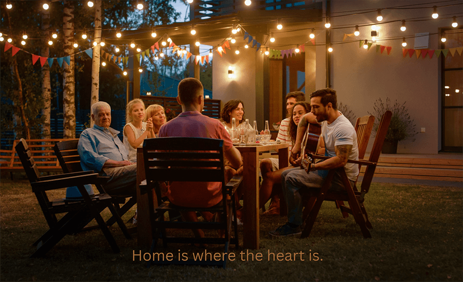 Group of people sitting around the table